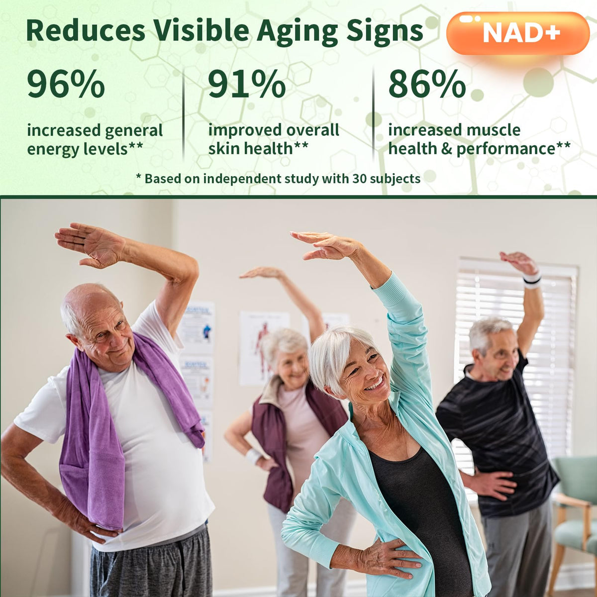 Lyndops NAD Supplement, Liposomal Nicotinamide Riboside Resveratrol 250mg, NMN Alternative, High Purity NAD Supplement for Women & Men, Anti-Aging, Cellular Energy, Mental Focus - 60 Capsules LyndopsBuy Supplements Australia