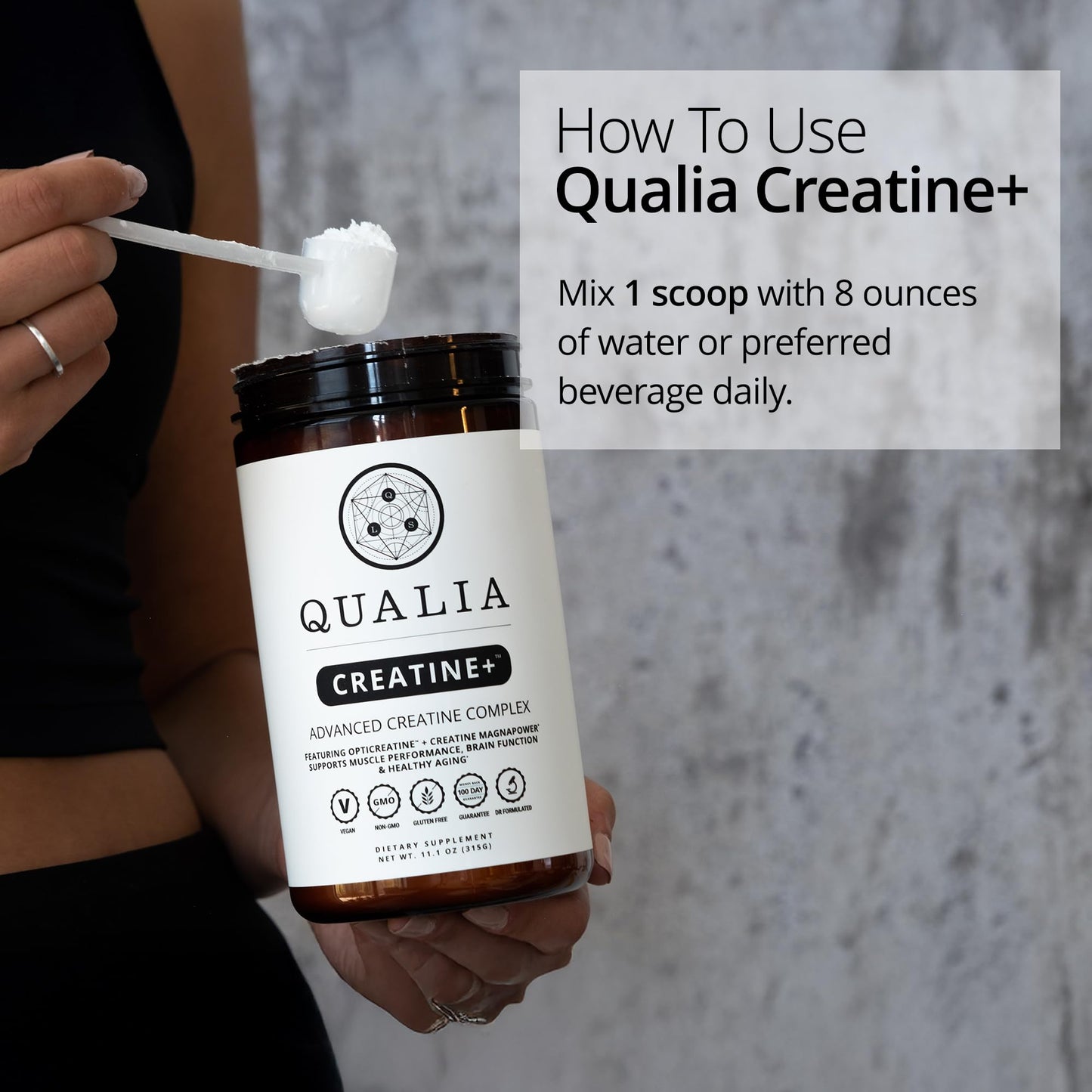 Qualia Creatine | Advanced Creatine Complex | 2 Sources + Magnesium | Optimized Absorption | Muscle Performance, Brain Function, & Healthy Aging QUALIA LIFE SCIENCESBuy Supplements Australia