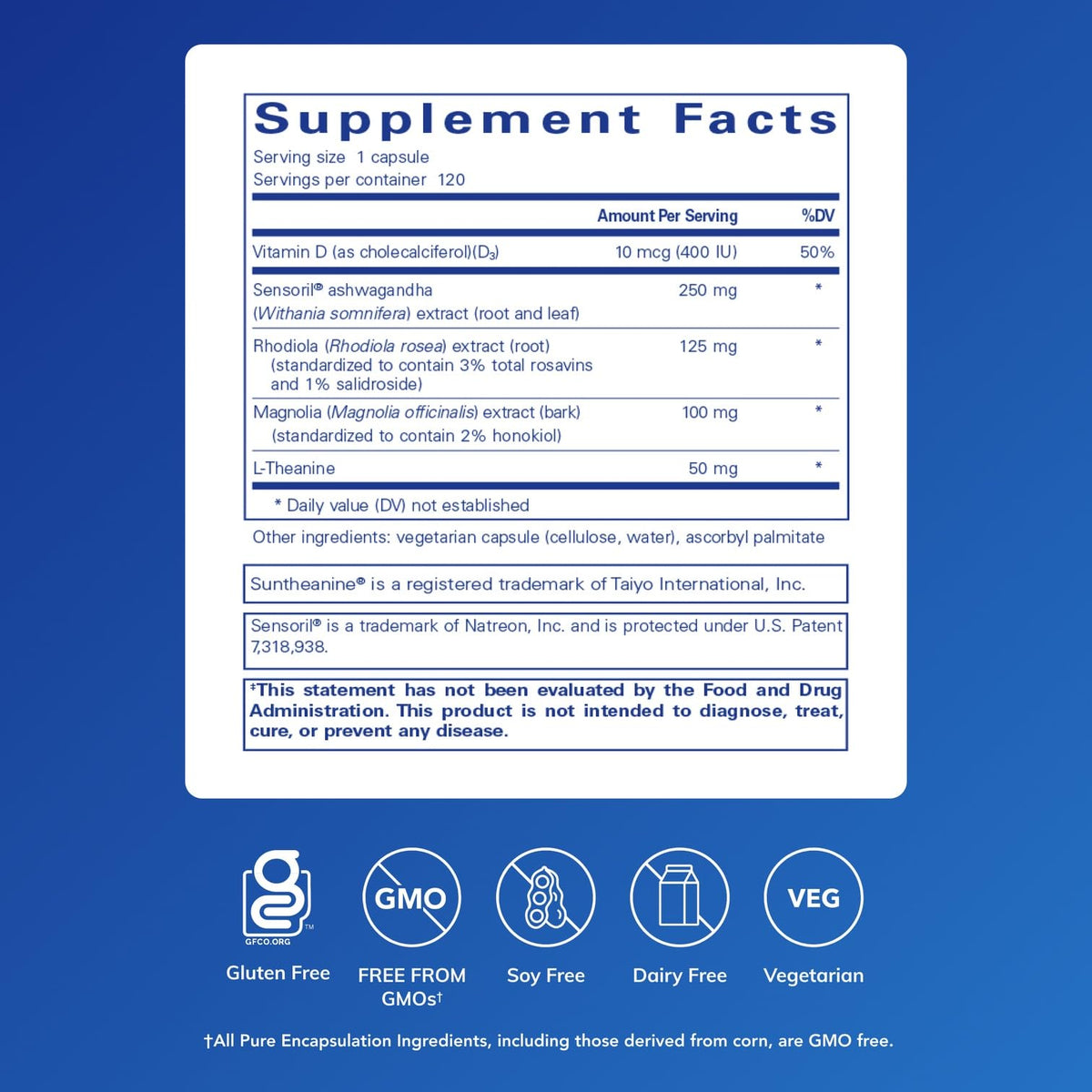 Pure Encapsulations Cortisol Calm - Supports Cortisol Health & Relaxation - Contains Ashwagandha & L-Theanine - Restful Sleep - 120 Capsules Pure EncapsulationsBuy Supplements Australia