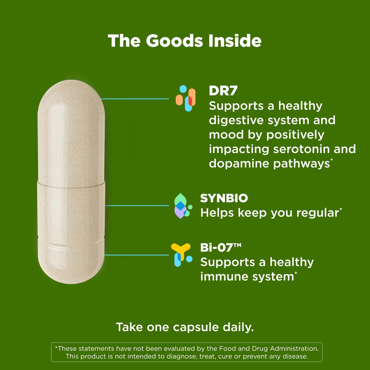 OLLY Big 10 Probiotic, Supports a Healthy Gut Microbiome,* 10 Billion CFUs, 30 Day Supply - 30 Count OLLYBuy Supplements Australia