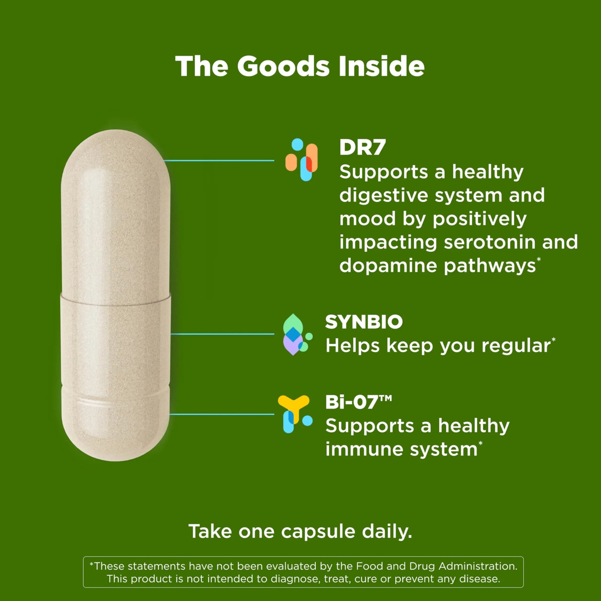 OLLY Big 10 Probiotic, Supports a Healthy Gut Microbiome,* 10 Billion CFUs, 30 Day Supply - 30 Count OLLYBuy Supplements Australia