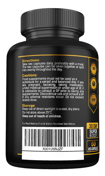 Lions Mane Supplement High Strength 26,000mg Plus 5 Vitamins SS Sport SuppliesBuy Supplements Australia