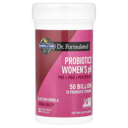 Garden of Life Dr Formulated Once Daily 3-in-1 Complete Prebiotics, Postbiotics & Probiotics for Women, PRE + PRO + POSTBIOTIC Supplement for Women’s Digestive, Immune & Vaginal Health, 30 Day Supply Garden of LifeBuy Supplements Australia