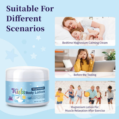 RodPere Magnesium Lotion for Kids & Babies, Bedtime Magnesium Cream for Sleep, Leg Cramps, Lavender Calming Magnesium Oil Lotion for Bone & Muscle Relaxation, Apply to Feet, Legs, Body, 4 OZ. RodPereBuy Supplements Australia