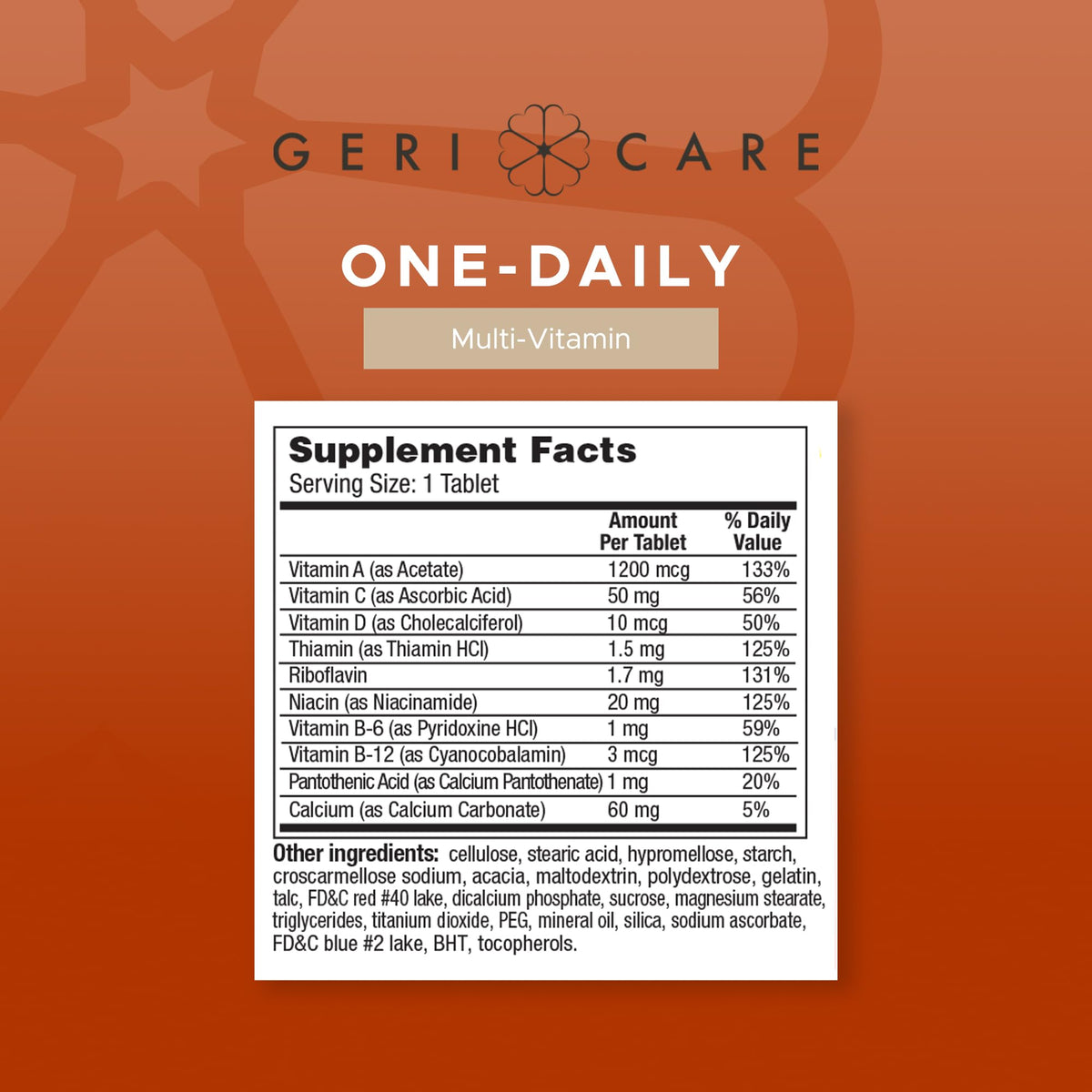 GeriCare One-Daily Multi-Vitamin & One-Daily Multi-Vitamin + Minerals Bundle – Complete Daily Nutritional Support with Essential Minerals for Energy GeriCareBuy Supplements Australia