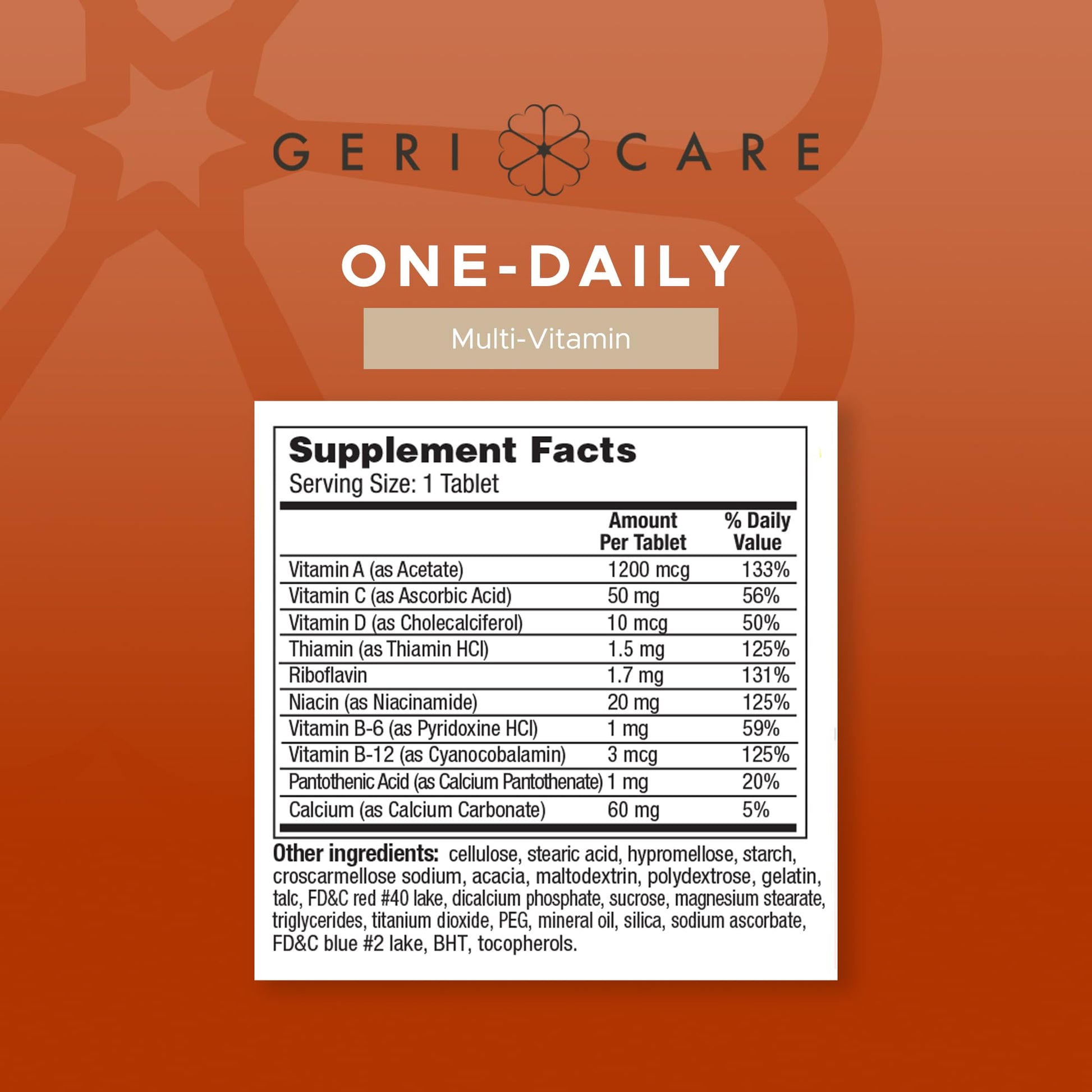 GeriCare One-Daily Multi-Vitamin & One-Daily Multi-Vitamin + Minerals Bundle – Complete Daily Nutritional Support with Essential Minerals for Energy GeriCareBuy Supplements Australia