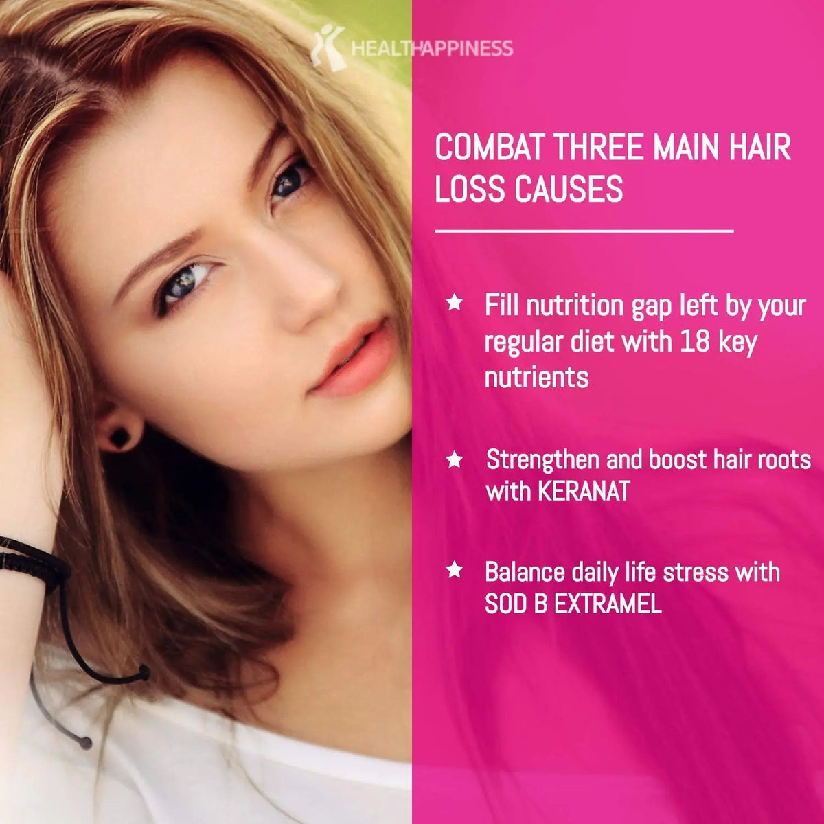 UpNourish Hair Growth Vitamins for Women - Proven Hair Supplement with KERANAT, DHT Blocker PHYTOPIN, Biotin 5000 mcg & SOD, Hair Vitamins for Faster Hair Growth, Hair Loss & Thinning Hair - 90 ct UpNourish buy supplements Au