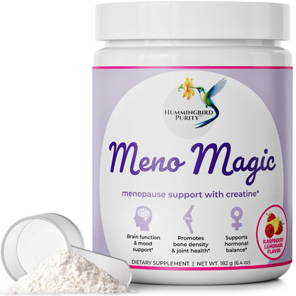 Meno Magic Menopause Support Drink – Raspberry Lemonade with Creatine, Herbs & Vitamins | 30 Servings Hummingbird PurityBuy Supplements Australia
