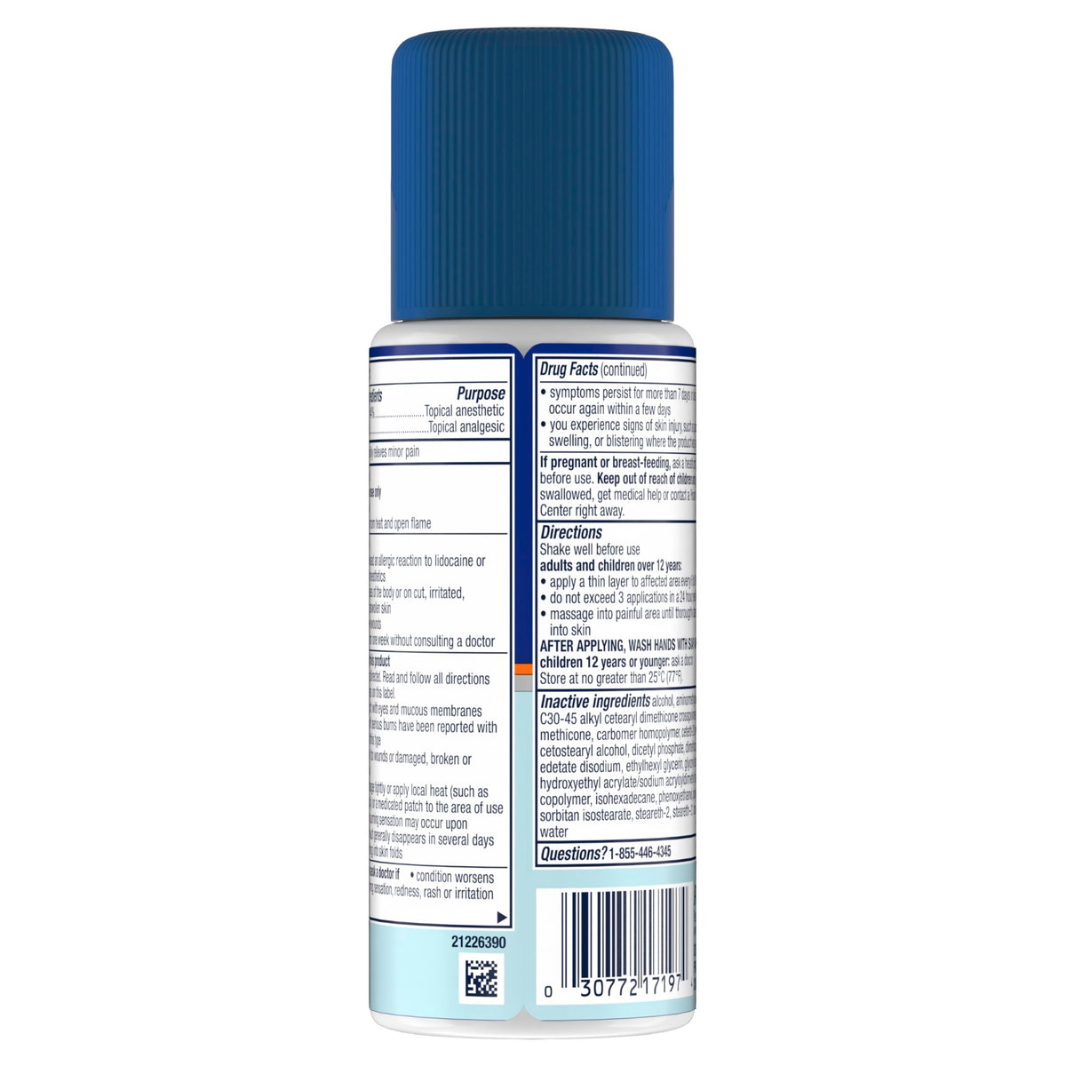 Nervive Pain Relieving Roll On, Lidocaine Roll On, Nervive Pain Relief, Lidocaine Topical, Foot Pain, Leg Pain, Hand Pain, Max Strength Formula, 4.6oz NerviveBuy Supplements Australia