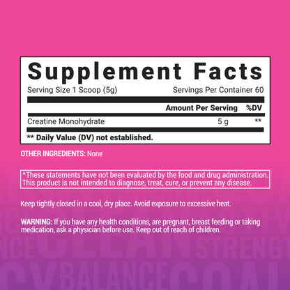 AminoLean Creatine for Women and Men, Pure Micronized Creatine Monohydrate Powder Supplement for Muscle Toning, Mood Support, Energy Boost, and Brain Health, 300g RSP NUTRITIONBuy Supplements Australia