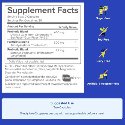 Gundry MD® Bio Complete 3 - Prebiotic, Probiotic, Postbiotic to Support Optimal Gut Health, 30 Day Supply (90 Day Supply) Gundry MDBuy Supplements Australia
