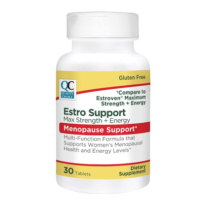 Quality Choice Estro Support Max + Energy Tablets Menopause Support 30 Count Quality ChoiceBuy Supplements Australia