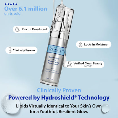 Dr. Denese SkinScience HydroShield Retinol Serum for Face 1 oz – Dermatologist Tested Hydrating Serum, Contains Retinol and Ceramides for Deep Moisture - Cruelty Free Dr. Denese buy supplements Au