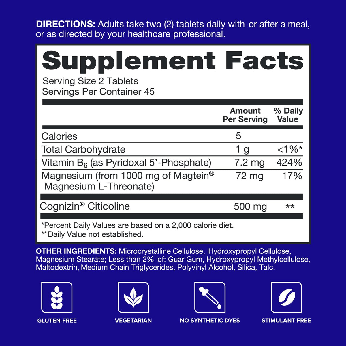 Qunol Brain Health Memory Plus with B6, Magnesium L-Threonate & Citicoline, Clinically Tested Ingredients to Improve Memory, Focus, Attention and Productivity, 90 Count QunolBuy Supplements Australia