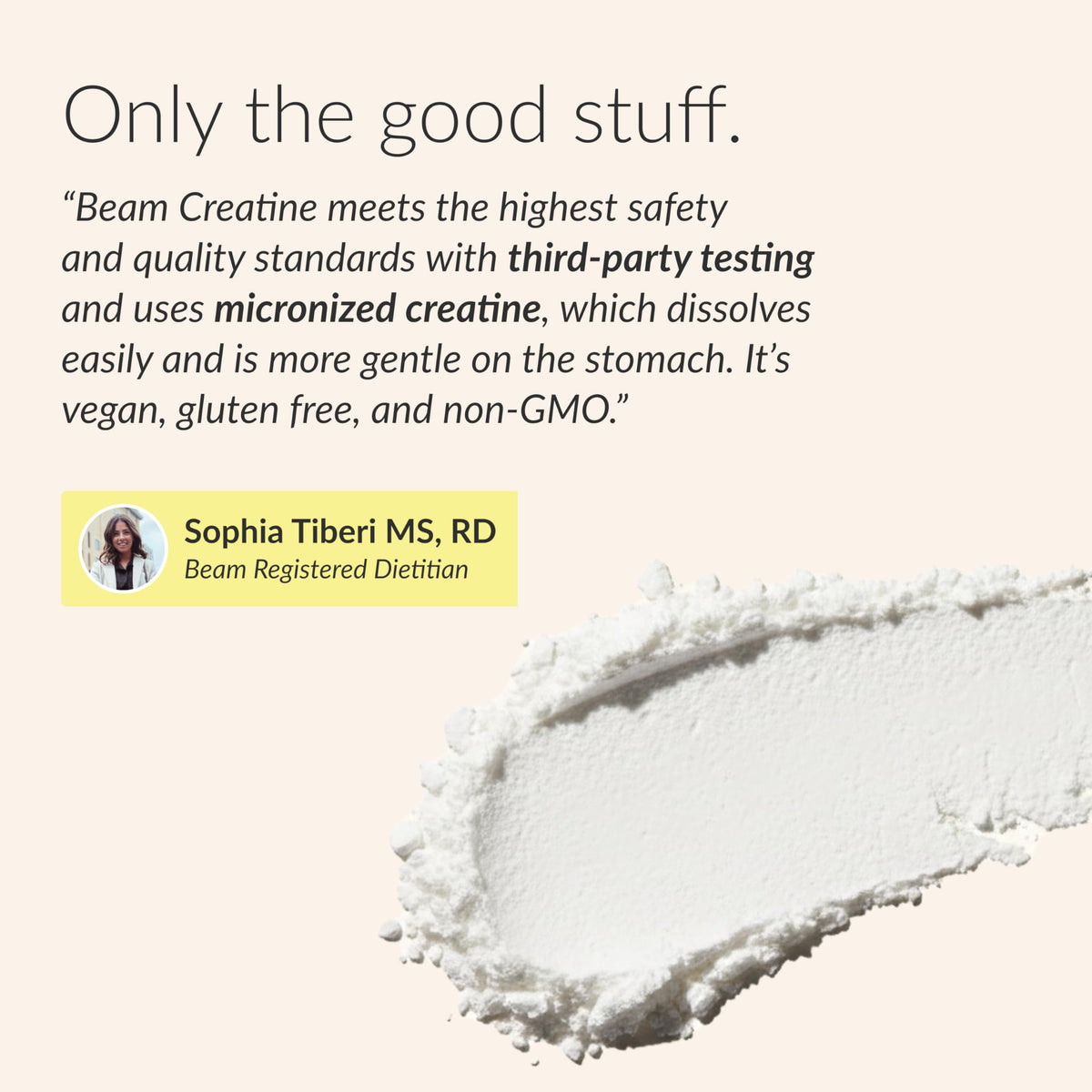 Beam Creatine Monohydrate Powder – 5g Micronized Creatine Monohydrate, Third Party Tested Creatine for Women & Men, Muscle Strength, Growth, Recovery & Cognitive Support, Unflavored, 30 Servings BeamBuy Supplements Australia