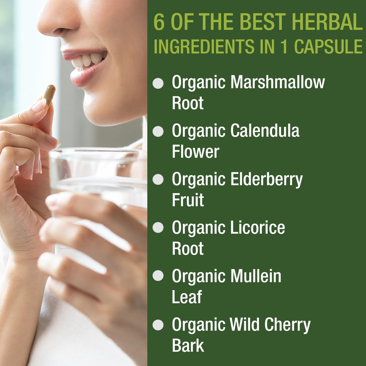 USDA Organic Lung Detox for Smokers and Non Smokers with 6 Top Ingredients. Mullein Leaf, Marshmallow Root, Calendula. Lungs Cleanse for Better Respiratory Health. Lung Support Capsules Supplement Peak PerformanceBuy Supplements Australia