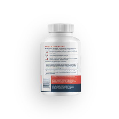 Blonyx Multivit+ Athlete's Multivitamin - Whole Food-Sourced Nutrients, Supports Performance & Muscle Health, 90 Day Supply BlonyxBuy Supplements Australia