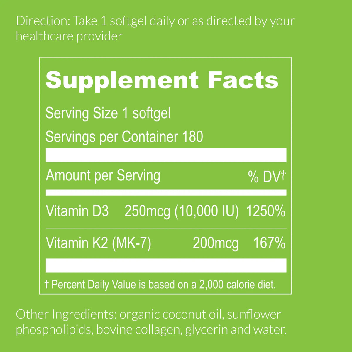 UpNourish Liposomal D3 K2 Vitamin 10000 IU D3 and K2 MK-7 200 mcg - 180 Vitamin D3 k2 (Vitamina D3 con K2) Mini Softgels - Easy to Swallow K2 D3 Vitamin UpNourish buy supplements Au