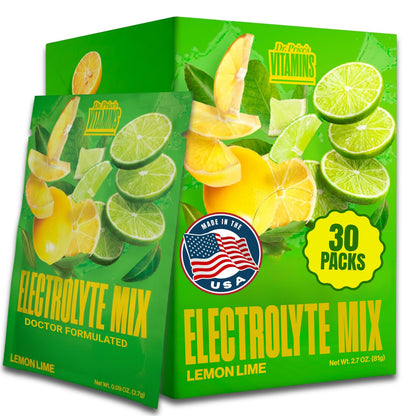 Dr. Price’s Electrolytes Powder Packets – Lemon Lime, 30 Packs | Sugar Free Electrolytes | Hydration Drink Mix, 72+ Trace Minerals, Manganese | Keto Electrolytes, Vegan, Doctor-Formulated, Made in USA Dr. Price's Vitamins buy supplements Au