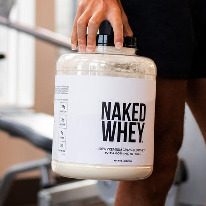 NAKED WHEY 5LB 100% Grass Fed Unflavored Whey Protein Powder - US Farms NAKEDBuy Supplements Australia