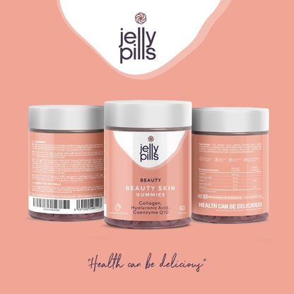 Jelly Pills® Hydrolyzed Collagen Gummies with Hyaluronic Acid and Coenzyme Q10 Jelly PillsBuy Supplements Australia