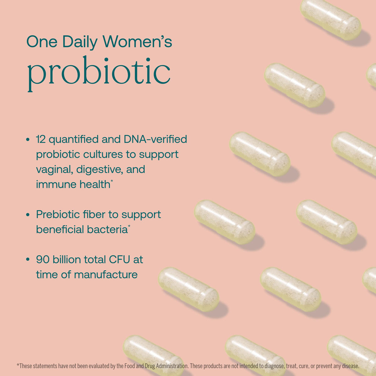 True Grace One Daily Women’s Probiotic - 30 Vegetarian Capsules - Digestive, Vaginal True GraceBuy Supplements Australia
