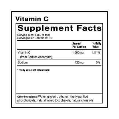 Quicksilver Scientific Liposomal Vitamin C - 1000mg Buffered Liquid Vitamin C Supplement - Immune + Antioxidant Support - Liposomes for Superior Absorption - Vegan + Non-GMO (4oz / 120ml) Quicksilver ScientificBuy Supplements Australia