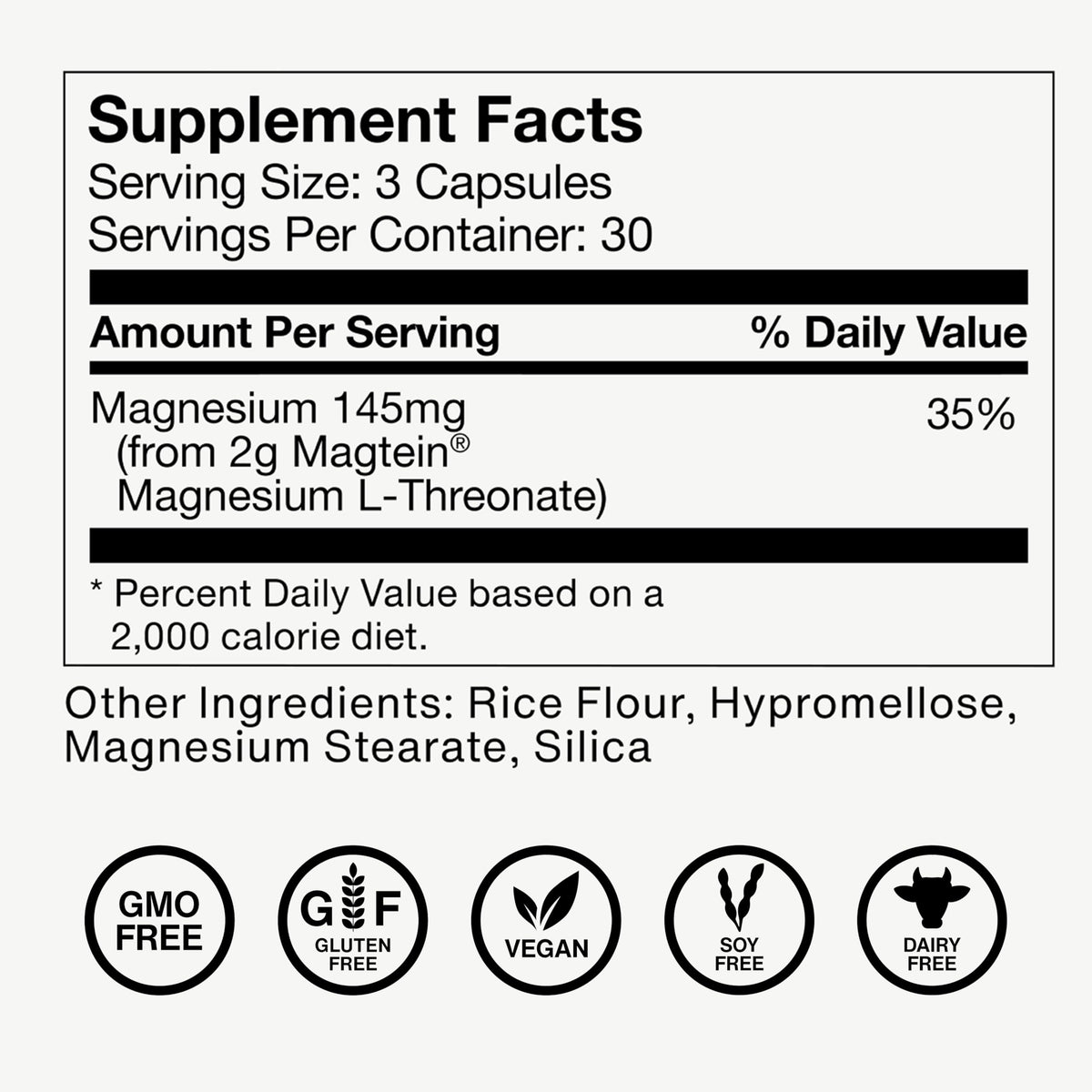 Momentous Magtein Magnesium L-Threonate - Brain & Rest Support Supplement - Boosts Cognitive Function & Sleep Quality