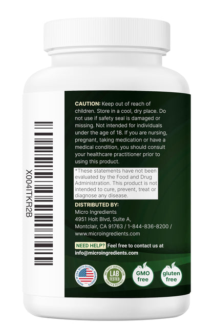 Micro Ingredients NAD+ 500mg with Resveratrol, 240 Veggie Capsules | 2-in-1 NAD Supplement for Women & Men | NMN Pathway Alternative | Non-GMO, Gluten Free Micro IngredientsBuy Supplements Australia