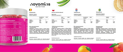 Collagen Gummies - Sugar Free Marine Collagen Gummies - Superior Type 1 Hydrolysed Collagen novominsBuy Supplements Australia