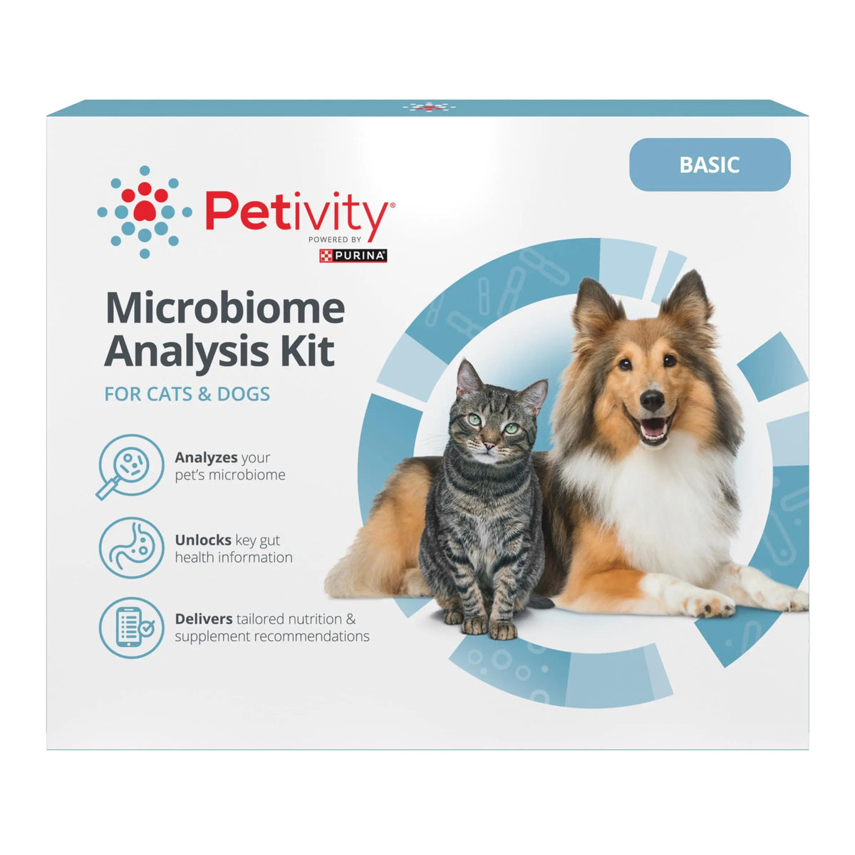 Petivity Microbiome Analysis Kit — Basic for Cats and Dogs, Powered by Purina - 4.8 oz. Box petivityBuy Supplements Australia