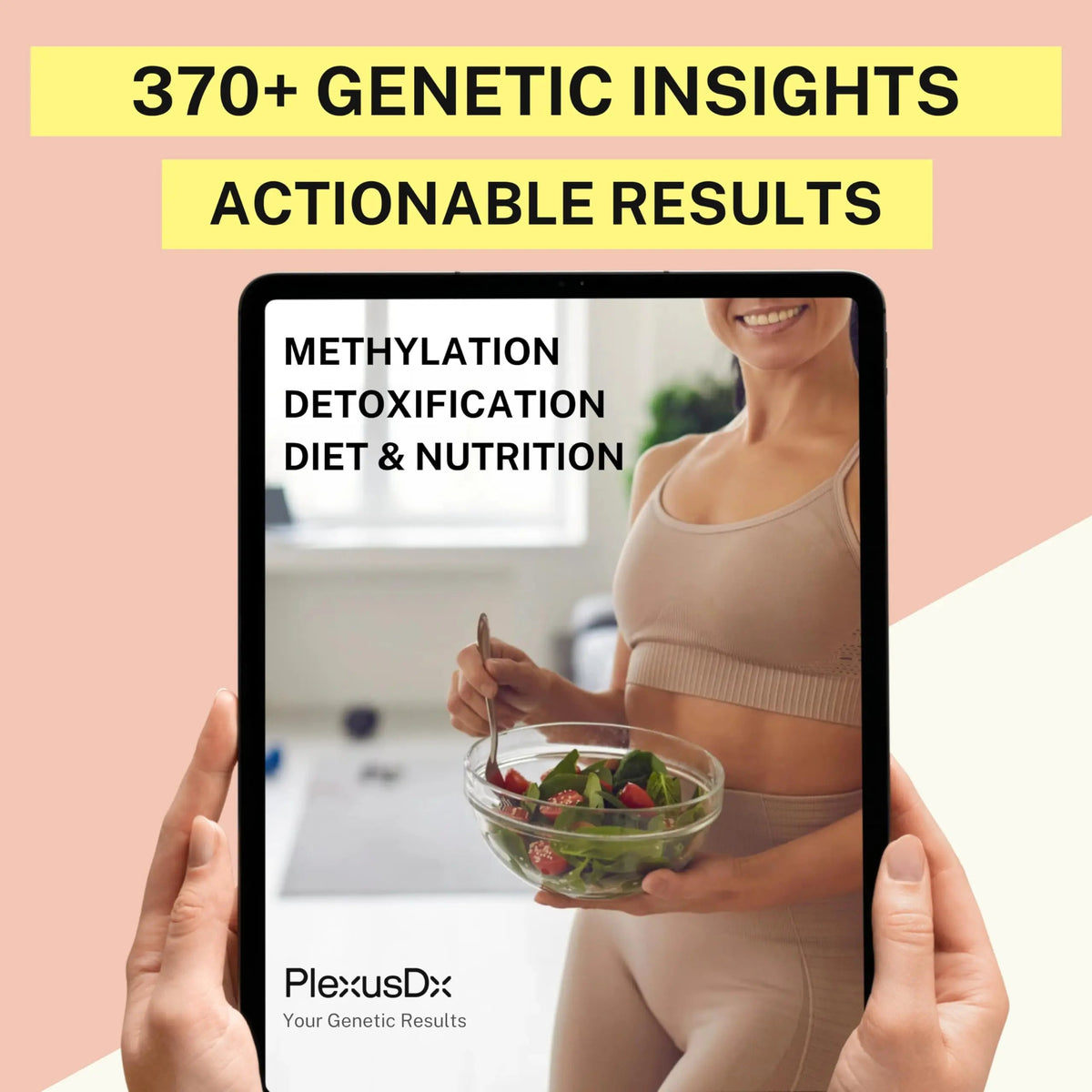 Genetic Methylation Test Kit & MTHFR Testing Kit | 370+ DNA Reports Including MTHFR Gene Variants, COMT, Folate, B12, Riboflavin, Choline, Glucose, Keto Diet | Supplement & Diet Recommendations PlexusDXBuy Supplements Australia