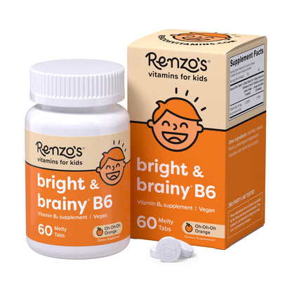 Renzo's Vitamins Adventurous Kid Bundle - Picky Eater Kids Multivitamin, Vitamin D3 for Kids, and Bright & Brainy Vitamin B6 Renzo'sBuy Supplements Australia
