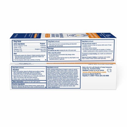 Doctor Butler's Advanced Hemorrhoid & Fissure Ointment – Lidocaine Hemorrhoid Treatment and Fissure Treatment Extra Strength Formula, Heals and Provides Fast Pain and Itch Relief* (1.5 oz.) Doctor Butler'sBuy Supplements Australia