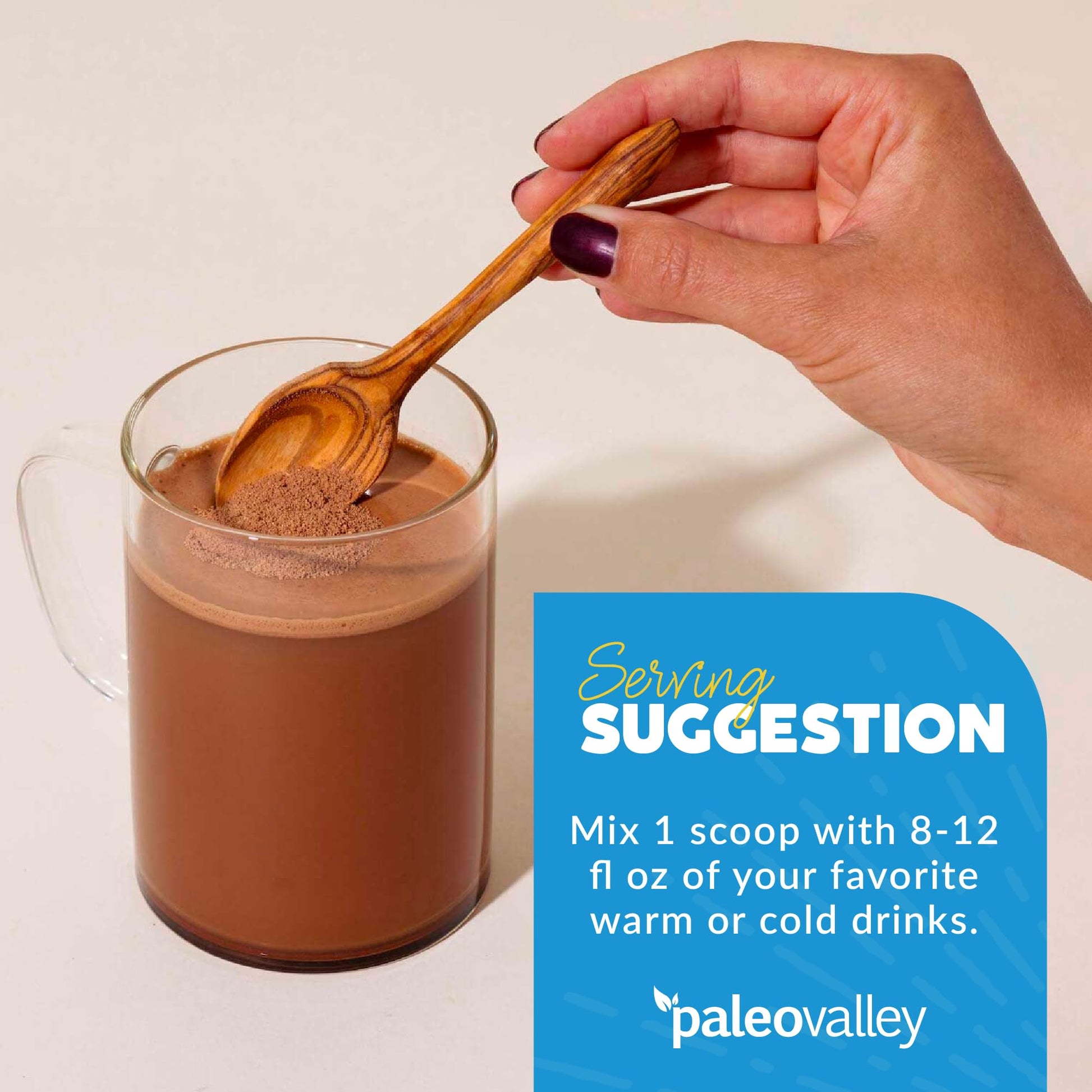 Paleovalley 100% Grass Fed Bone Broth Protein Powder - Chocolate - Rich in Collagen PaleovalleyBuy Supplements Australia