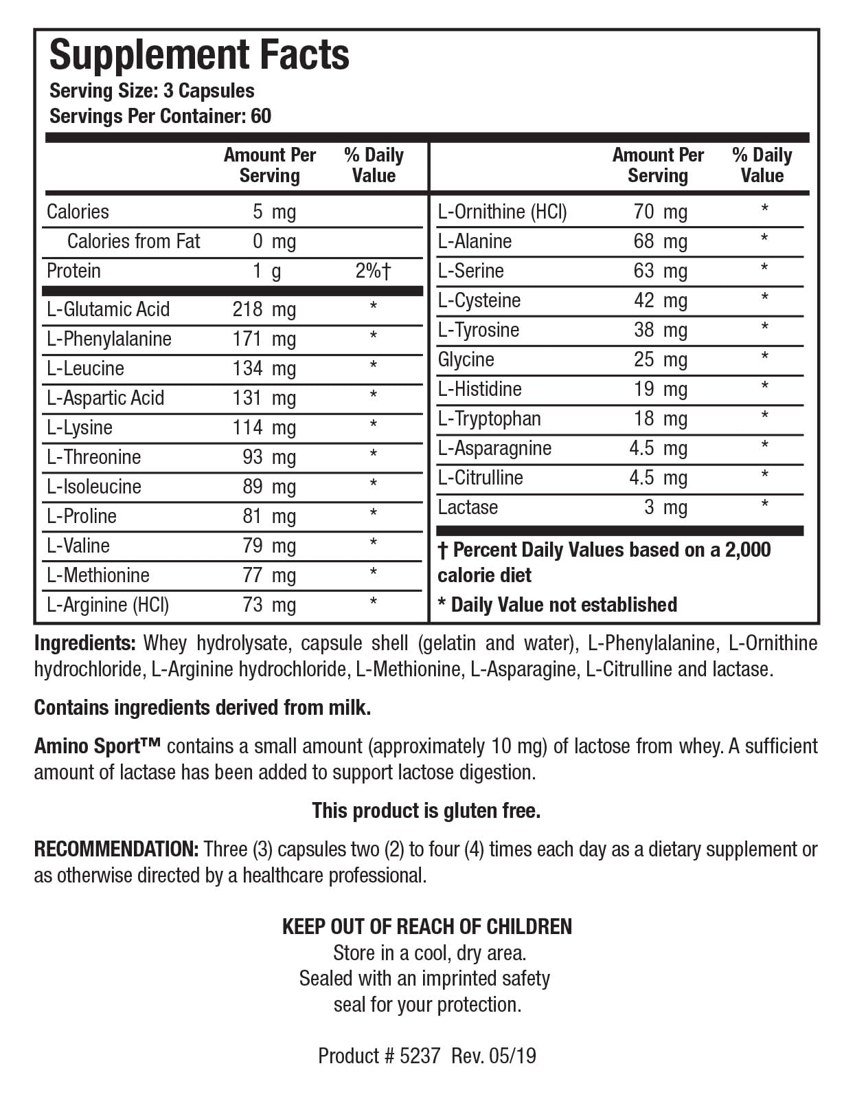 Biotics Research Amino Sport Broad Spectrum Amino Acids, Essential Amino Acids, BCAAs, Sports Recovery, Support Lean Muscle Mass 180 Capsules BIOTICS RESEARCH buy supplements Au