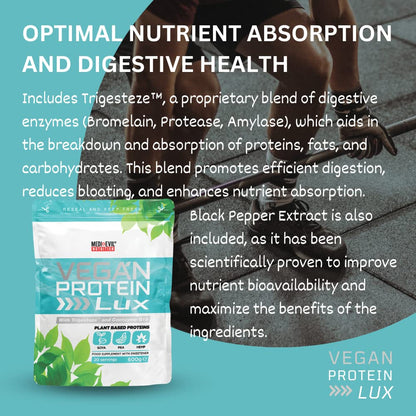 Medi-Evil Nutrition Vegan Protein Powder, Natural Ingredients, Gluten Free and Vegetarian Medi-EvilBuy Supplements Australia
