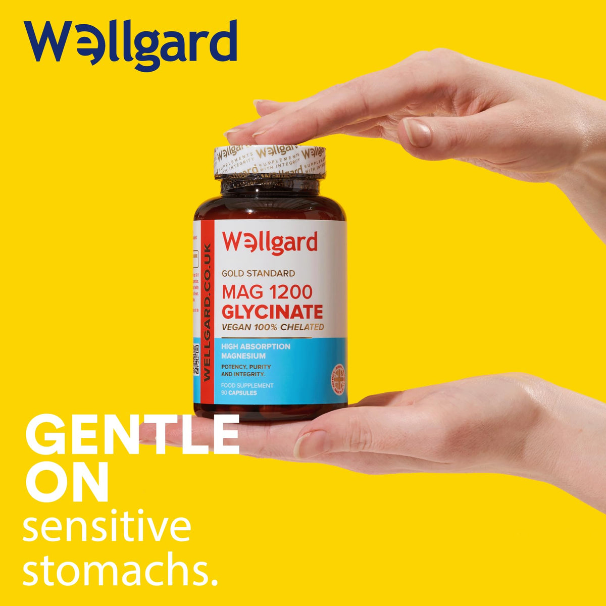 Wellgard Magnesium Glycinate, Mag 1200, High Strength Magnesium Bisglycinate WellgardBuy Supplements Australia