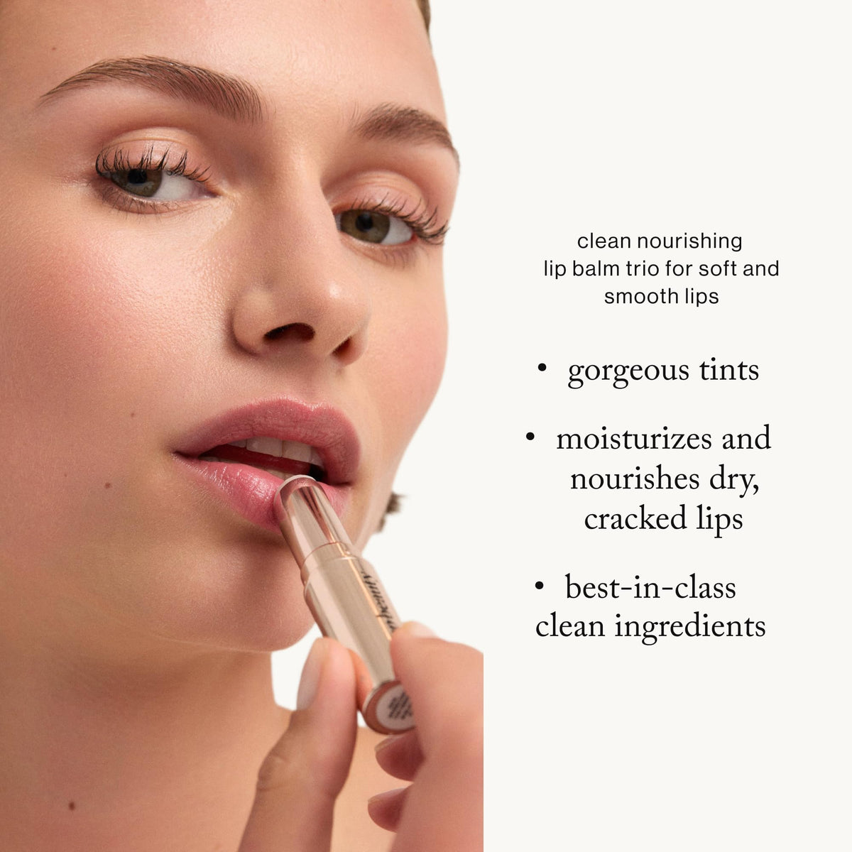 goop Beauty Clean Lip Balm | Dry Lips Treatment | Coconut Oil, Pomegranate Extract