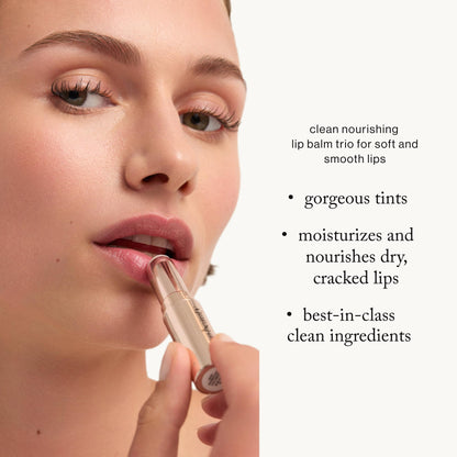 goop Beauty Clean Lip Balm | Dry Lips Treatment | Coconut Oil, Pomegranate Extract
