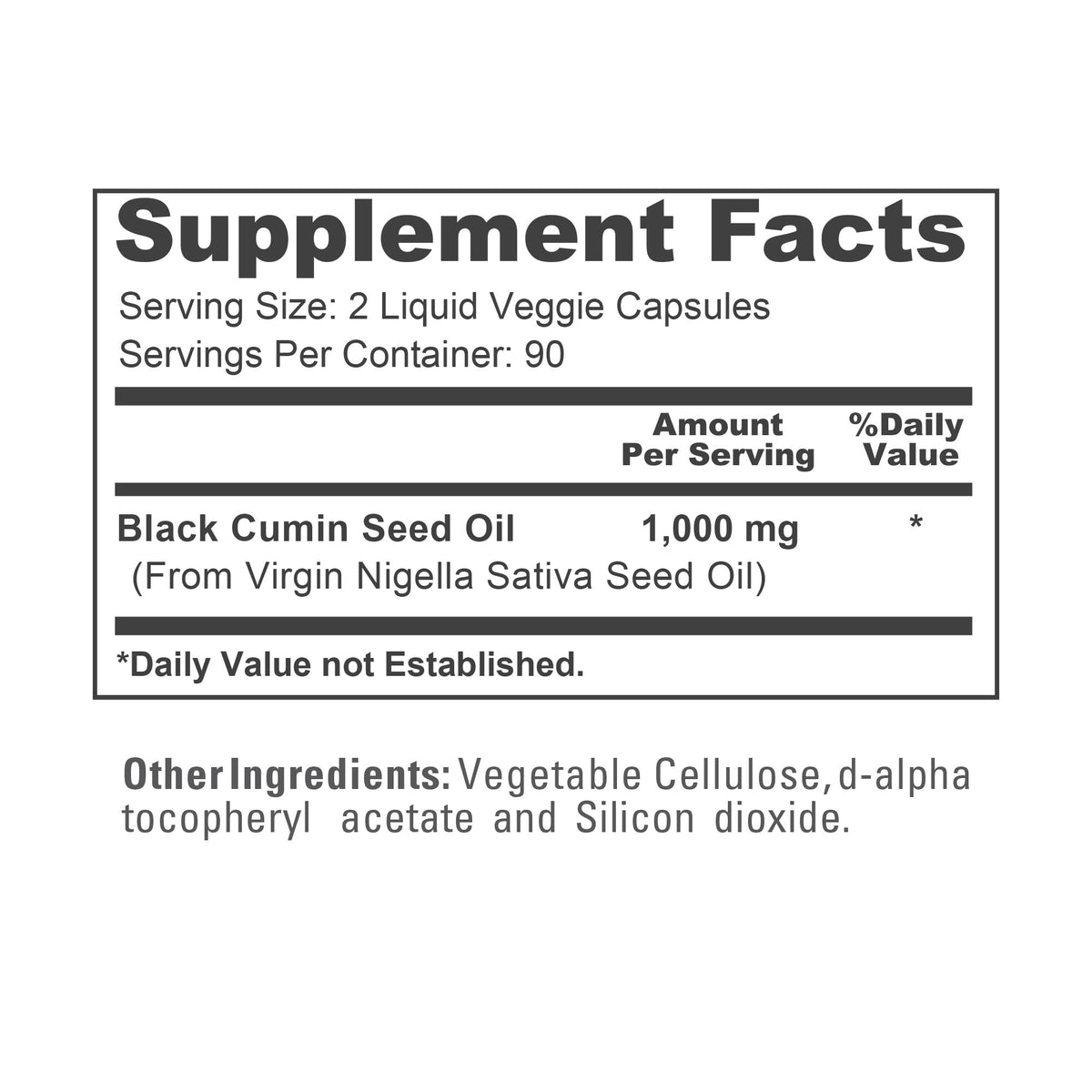 NusaPure Black Seed Oil 1,000 mg per Serving 180 Softgel Capsules (Non-GMO, Vegetarian & Vegan) Cold-Pressed Virgin Nigella Sativa. Hexane Free NusaPureBuy Supplements Australia