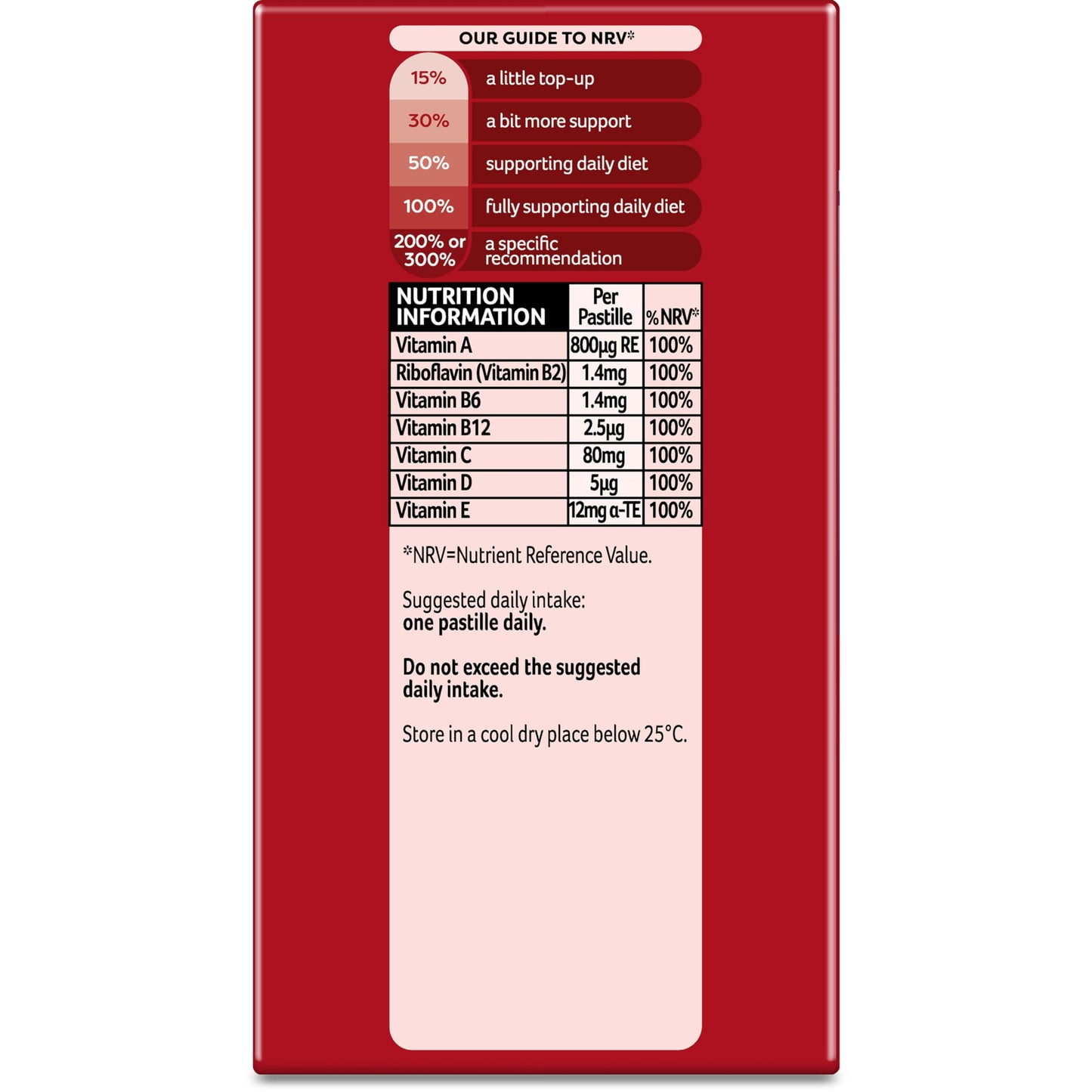 Bassetts Vitamins Adults Multivitamins, 60 Pastilles Bassetts VitaminsBuy Supplements Australia