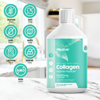 HEALIVE Marine Collagen Peptides - Skin, Hair, Nail & Joint, Support Against Premature Ageing HEALIVEBuy Supplements Australia