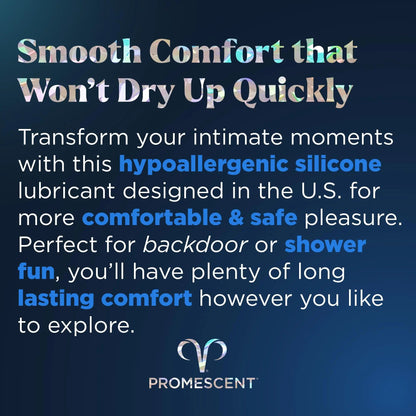 Promescent Silicone Lube, Premium Lubricants for Privacy, Sex Lube for Men & Women, Personal Lube, Non Sticky Anal Lubricant, Sex Accessories for Adults Couples, Personal Lubricant (4 oz) Promescent buy supplements Au