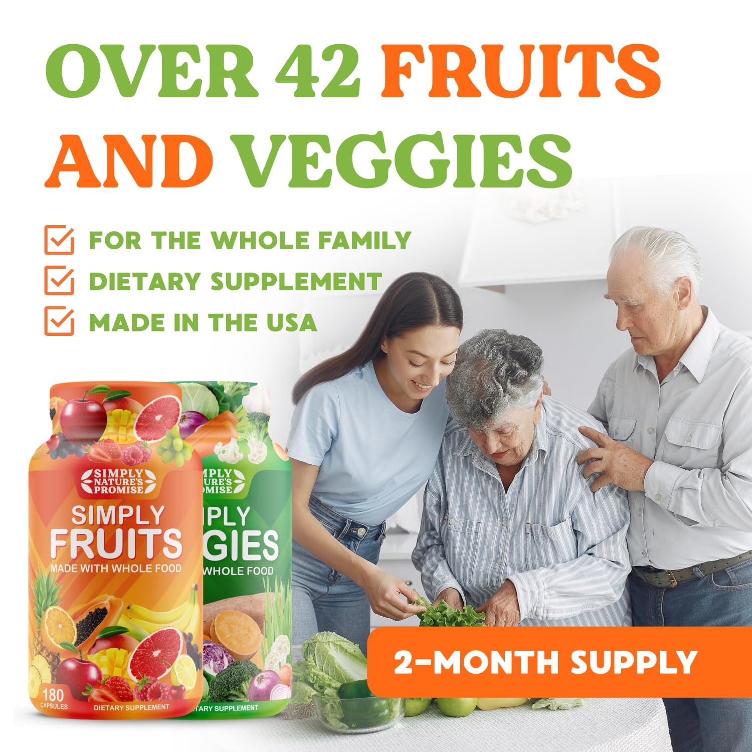 Simply Nature's Promise - Packed with Over 40 Different Fruits & Vegetables Simply Nature's PromiseBuy Supplements Australia