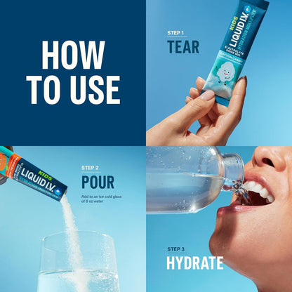 Liquid I.V.® Hydration Multiplier - Cotton Candy | Electrolyte Powder Drink Mix | 1 Pack (16 Servings) Liquid I.V.Buy Supplements Australia