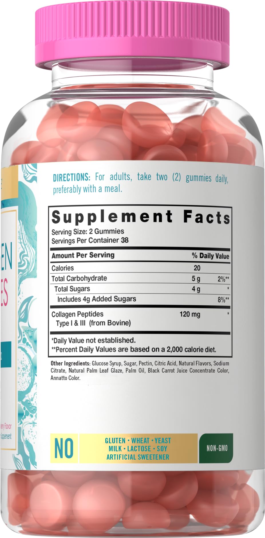 Carlyle Collagen Gummies | Strawberry Flavor Beauty Supplement | Collagen Peptides for Women & Men | Type 1 & 3 | Non-GMO, Gluten Free Carlyle buy supplements Au