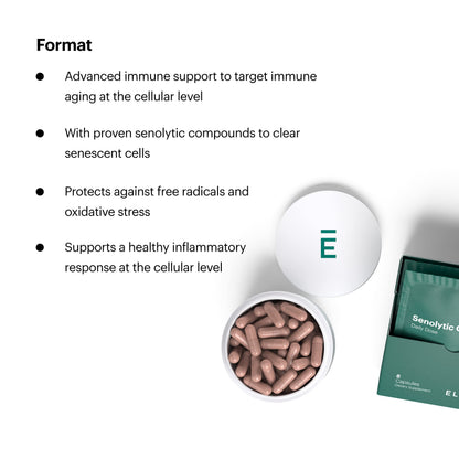 ELYSIUM Format Immune Support Supplement - Vitamin C Supplement, Immunity Support, Immune Defense, Intermittent Senolytic Complex Immune Support for Adults, Complete Immunity Supplement - 60ct ELYSIUMBuy Supplements Australia