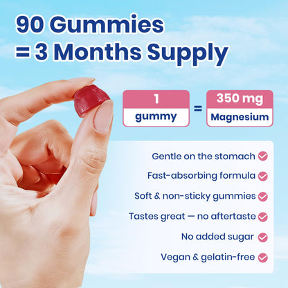 VEV Deep Calm Magnesium Complex 14-in-1 Gummies – 90 Count (Pack of 1) – with D3, Ashwagandha, L-theanine, Zinc – Magnesium Complex for Women and Men