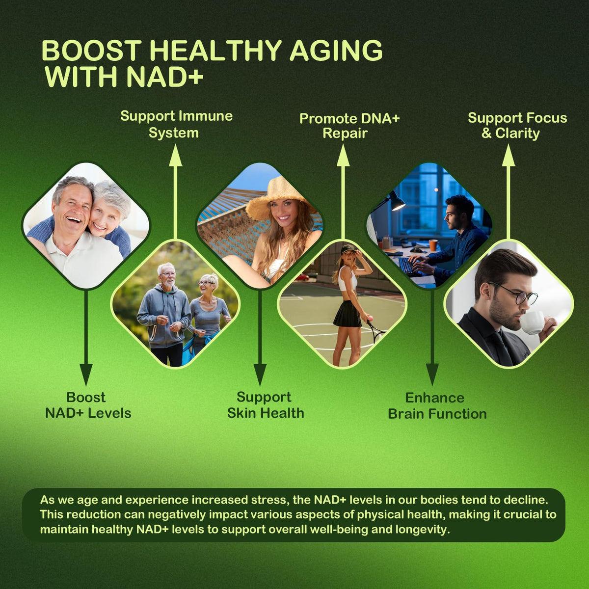 Lotnafee NAD+ Cellular Energy Supplement with Nicotinamide Riboside, Resveratrol, CoQ10, D-Ribose, Berry Flavor, 10 Vials LotnafeeBuy Supplements Australia